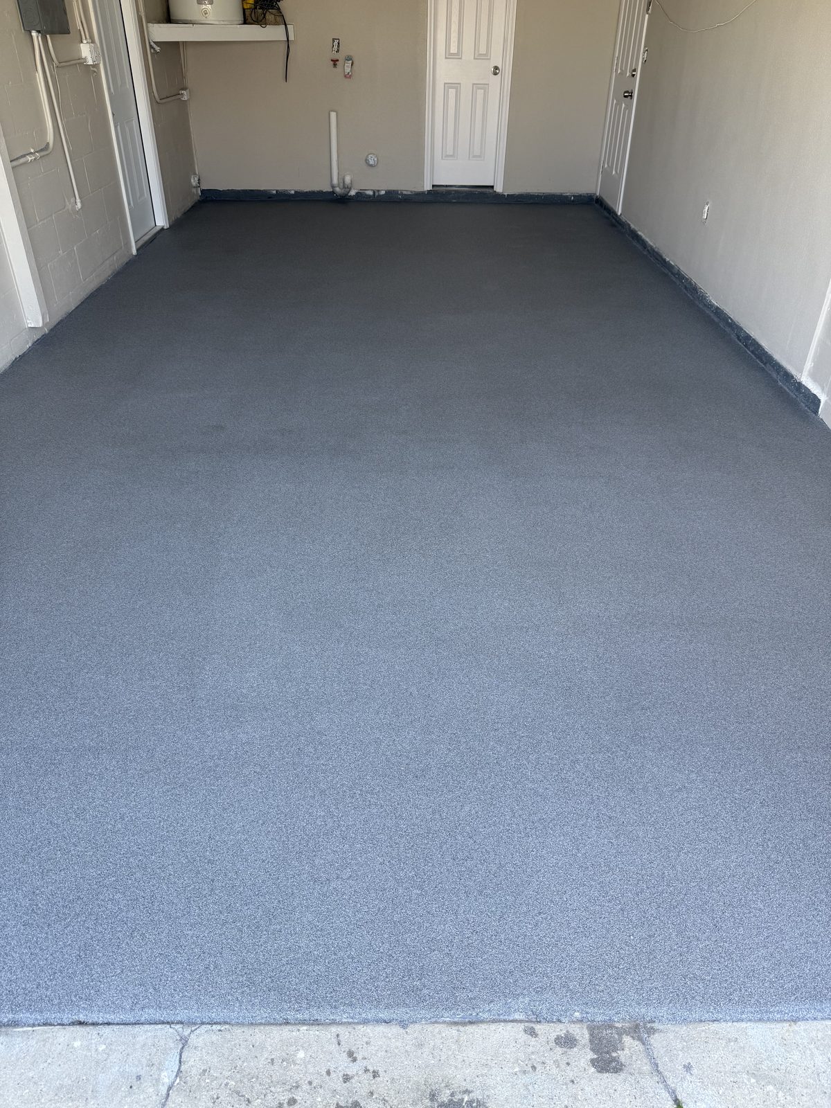 Decorative stained concrete