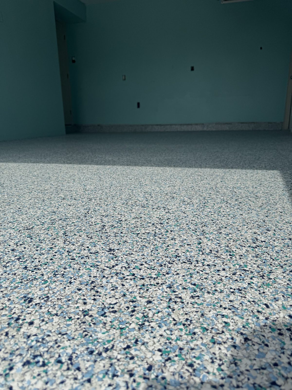 Decorative concrete — finished patio