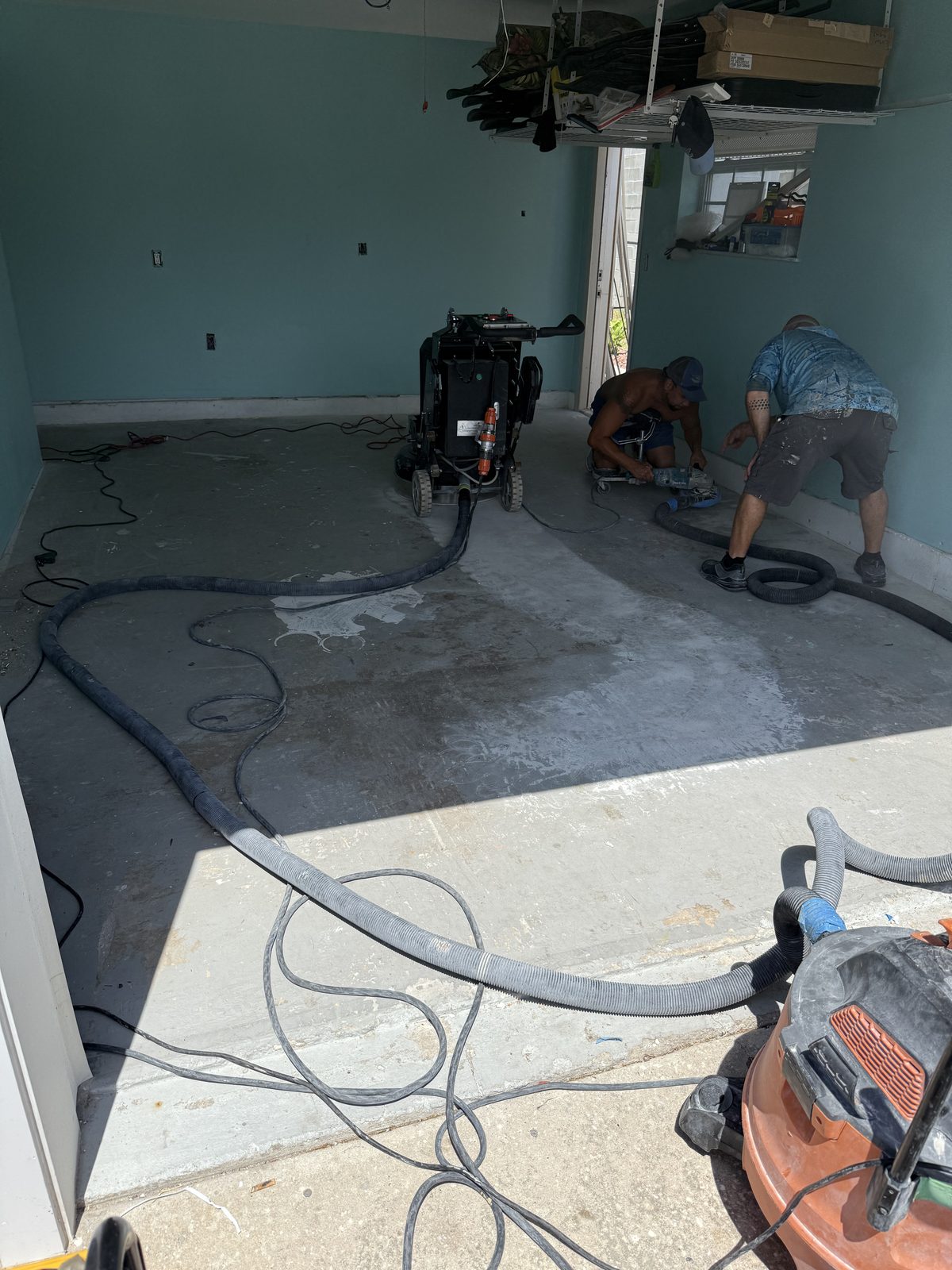 Metallic epoxy flooring